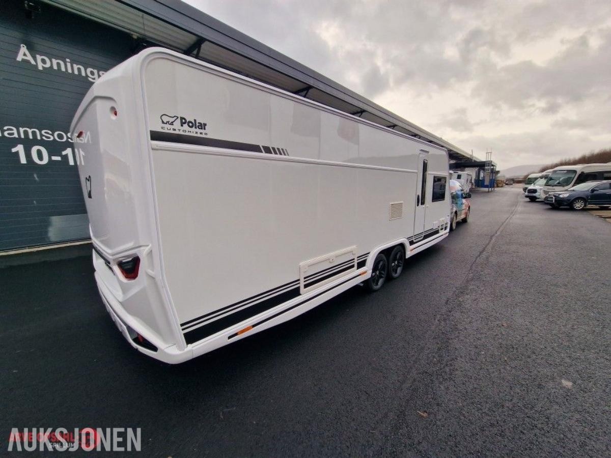 2023 Campingvogn - Polar Customized 680 BQDA + Mover Xt4 /Solcelle/Markise